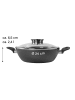 Stoneline Keramik Servierpfanne 24 cm | mit Deckel in Anthrazit