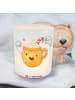 Mr. & Mrs. Panda Windlicht aus Glas Kaffee Gespenst ohne Spruch in Transparent