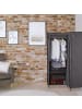 relaxdays 3x Eckkleiderschrank in Anthrazit - (B)100 x (H)169 x (T)83 cm