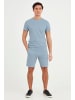 BLEND Sweatshorts in blau