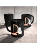 Mr. & Mrs. Panda Kaffeebecher Harfe mit Stil mit Spruch in Schwarz