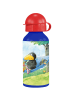Rabe Socke Der kleine Rabe Socke Trinkflasche  aus Aluminium 400 ml in rot