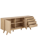 ebuy24 Sideboard Marte Eiche 180 x 40 cm