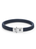 Rebel & Rose Armschmuck Small Braided Navy in blau