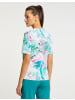 Joy Sportswear T-Shirt CLARA in tropical green print