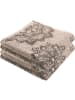 Erwin Müller Frottier, Jacquard Duschtuch 2er-Pack Bühl in beige/grau