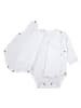 TupTam Baby Langarm Wickelbody 5er Pack in weiß