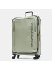 Mandarina Duck Eco Coated 4 Rollen Trolley L 78 cm mit Dehnfalte in mud