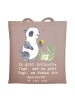 Mr. & Mrs. Panda canvas tasche Panda Geocaching mit Spruch in Braun Pastell