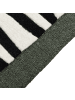 Beliani Kurzflor OKAPI in Grün/Weiß/Schwarz - (W) 160 x (L) 230 cm