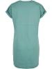 Urban Classics Urban Classics Damen Ladies Organic Cotton Cut On Sleeve Tee Dress in paleleaf