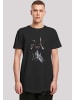 F4NT4STIC Long Cut T-Shirt Nightmare On Elm Street Freddy Vs Jason in schwarz