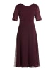 Vera Mont Kleid in aubergine - 0002