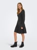 JDY Strickkleid in Dark Grey Melange