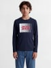 JACK & JONES Junior Langarm-T-Shirt in Navy Blazer