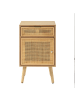 CALICOSY Nachttisch MIYA in Helles Holz - (W) 42  x (H) 71  x (L) 36.5  cm