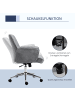 Vinsetto Bürostuhl-67L x 69B x 102Hcm-Hellgrau