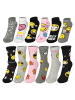 Smiley World Smileyworld Socken Adventskalender mit 12 Paar kurz und lang in Mehrfarbig