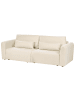 Beliani Schlafsofa VAXHOLM in Weiß/Schwarz - (W) 232 x (H) 86 x (L) 87 cm
