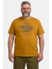 Men Plus Kurzarm T-Shirt in helles haselnuss