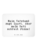 Mr. & Mrs. Panda Magnet Mein Verstand sagt Sport.... mit Spruch in Weiß