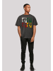F4NT4STIC Oversize T-Shirt Bob Marley Colour Blocks Two Sleeves Reggae Music in schwarz