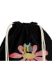 Mr. & Mrs. Panda gym tasche Hummel Blume ohne Spruch in Schwarz