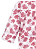 Nini Strampler Floral in rot weiß