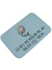 Mr. & Mrs. Panda Badteppich Narwal Gitarre mit Spruch in Blau Pastell