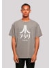 F4NT4STIC Oversize T-Shirt Atari Tokyo Retro Arcade Games in Asphalt