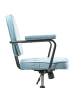 Beliani Bürostuhl PAWNEE in Blau/Schwarz - (W) 62 x (H) 88 x (L) 43 cm