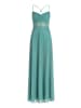Vera Mont Abendkleid im Glitzer-Look in Green/Silver