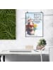 Mr. & Mrs. Panda Bild Pinguin Winter Pommes Design mit Spruch in Weiß