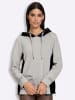 Heine Sweatshirt in hellgrau-schwarz-bedruckt
