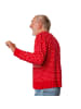 tectake Winterlicher Strickpullover in roter und weißer Farbe, rot