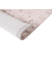 Beliani Kurzflor MATARIM in Rosa/Beige - (W) 160 x (H) 160 x (L) 230 cm