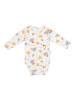 SlumberOrganix Bio Baby-Body langarm in Orange