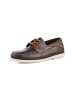 Camel Active Bootsschuh aus gewachstem Leder in Dunkelbraun