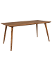 KADIMA DESIGN Massivholz Esstisch im Retro Landhausstil, handgefertigt, Sheesham-Holz