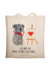 Mr. & Mrs. Panda Tote Bag Koala Künstler mit Spruch in Creme