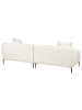 Beliani 3-tlg 3-Sitzer Sofa MATILA in Beige/Braun