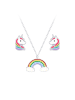 Alexander York Kinderschmuck-Set RAINBOW in 925 Sterling Silber, 4-tlg.