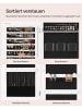 SONGMICS Schmuckschrank Berit in Weiß - (B)10 x (H)108 x (T)37 cm