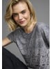 Laura Scott T-Shirt in blau-gemustert