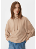 comma CI Sweatshirt kurzarm in Braun