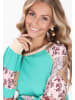 IZIA Women Sweatshirt in aruba blue
