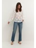 CULTURE Bluse langarm CUolu Relaxed fit in Spring Gardenia