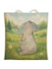 Mr. & Mrs. Panda shopping bag Elefant Biene Design ohne Spruch in Weiß