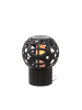 MARELIDA 8x LED Solar Hängeleuchte Feuerball Kugelleuchte Flammeneffekt H:9cm in schwarz