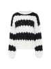 ebeeza Damen Sweater in WOLLWEISS SCHWARZ